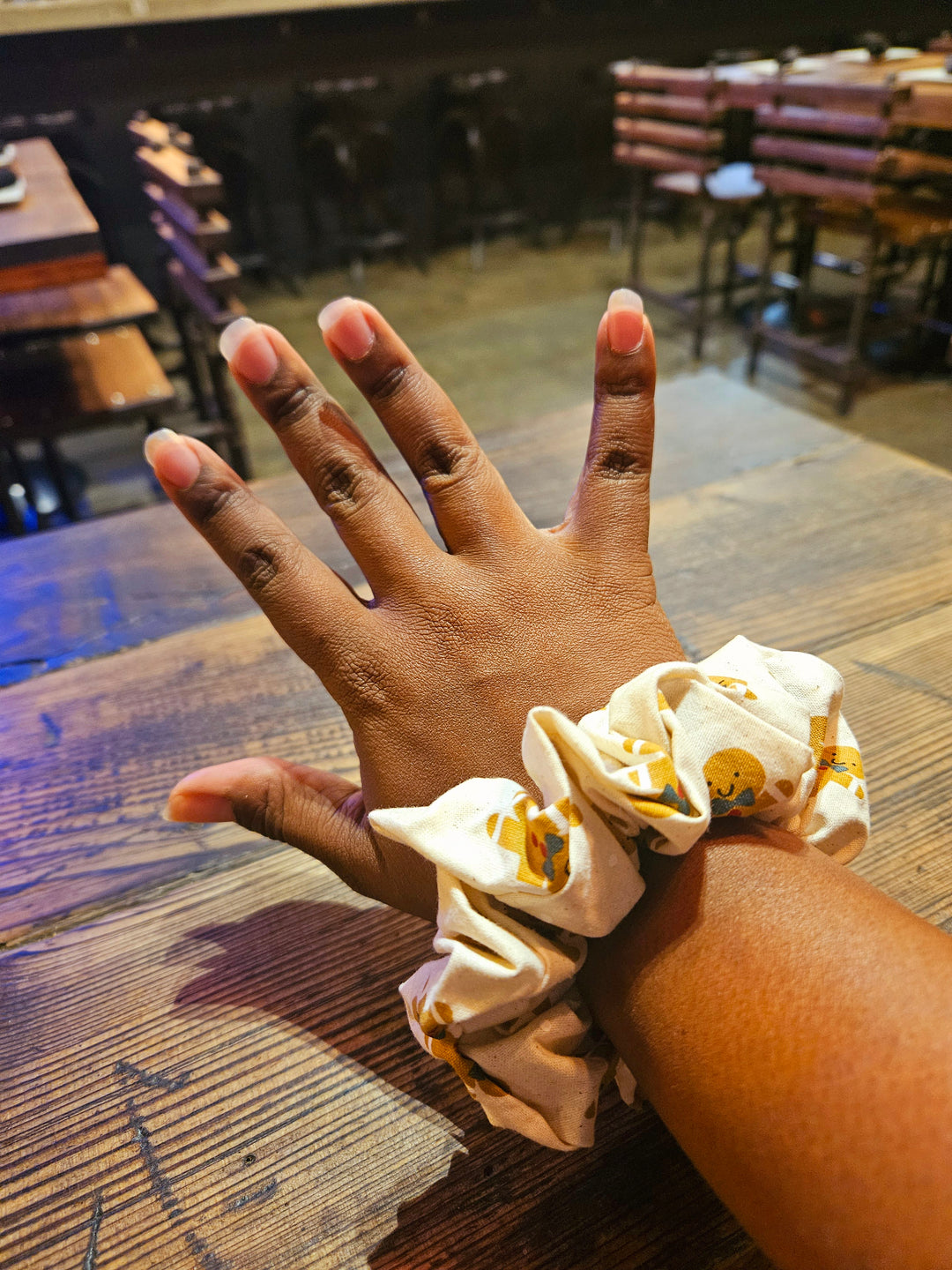 Holiday Gingerbread Man Scrunchie