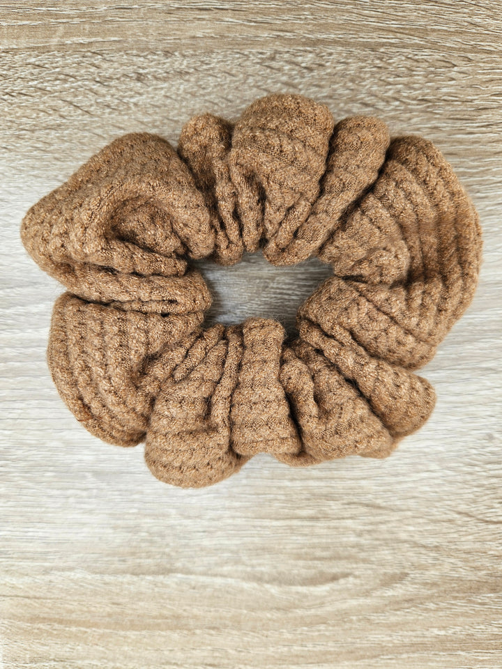 Jessica Textured Scrunchie Grey