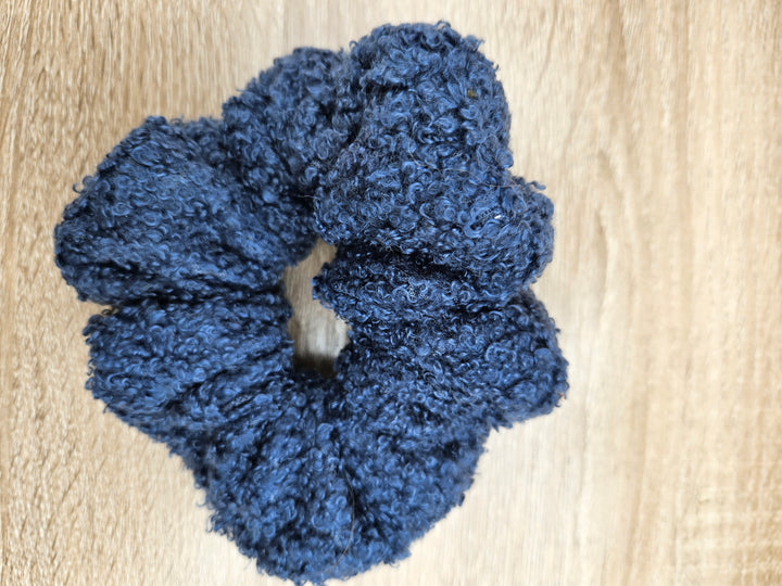 Richa Teddy Textured Soft Scrunchie Military Green