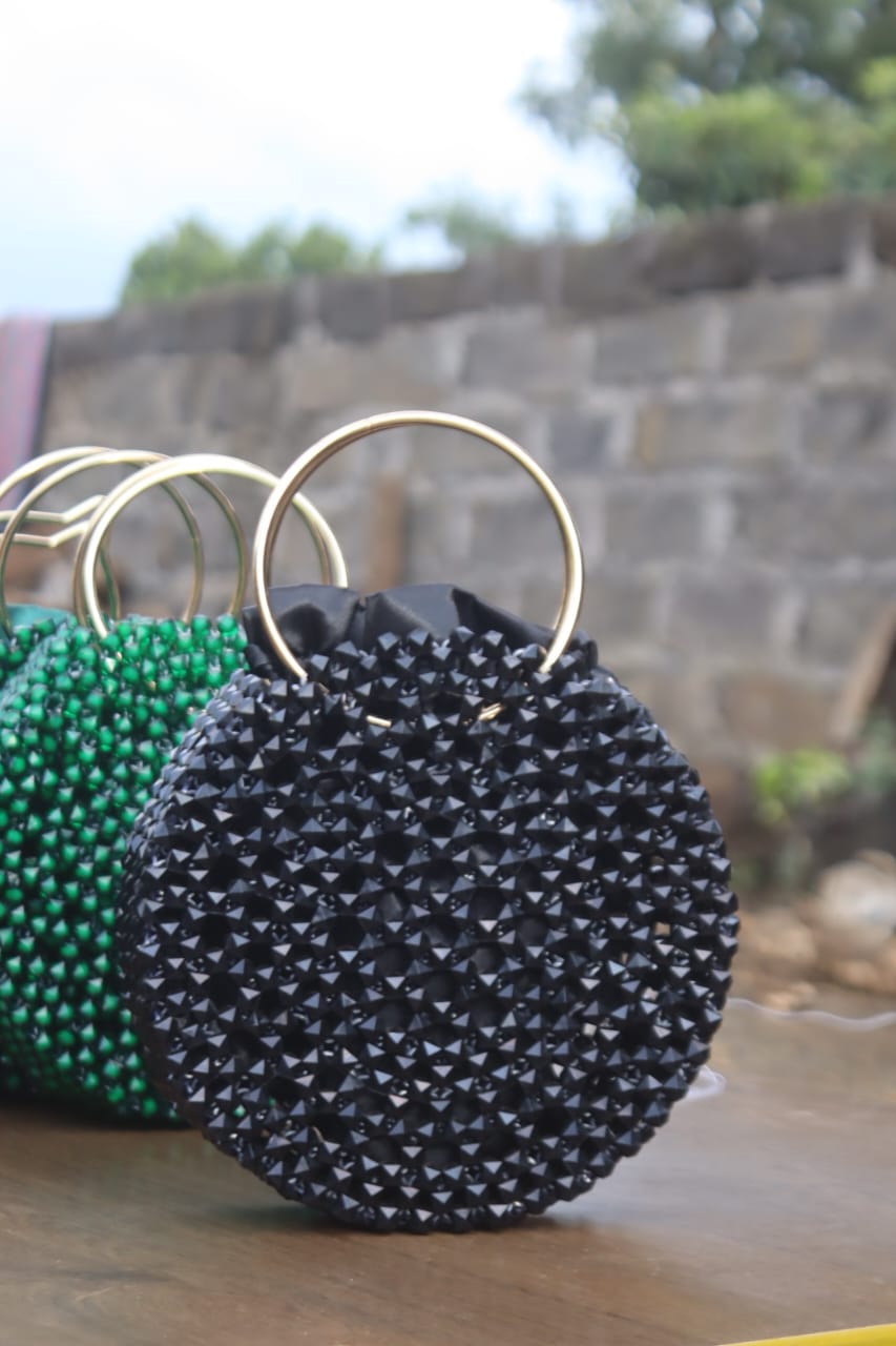 The Wendy Recycled Plastic & Glass Beaded Bags