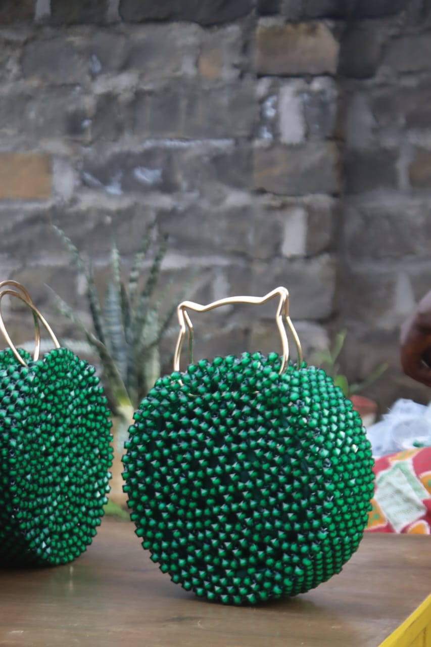 The Wendy Recycled Plastic & Glass Beaded Bags
