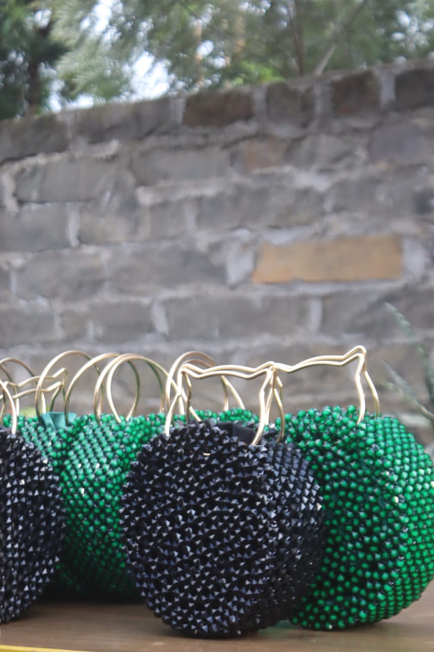 The Wendy Recycled Plastic & Glass Beaded Bags