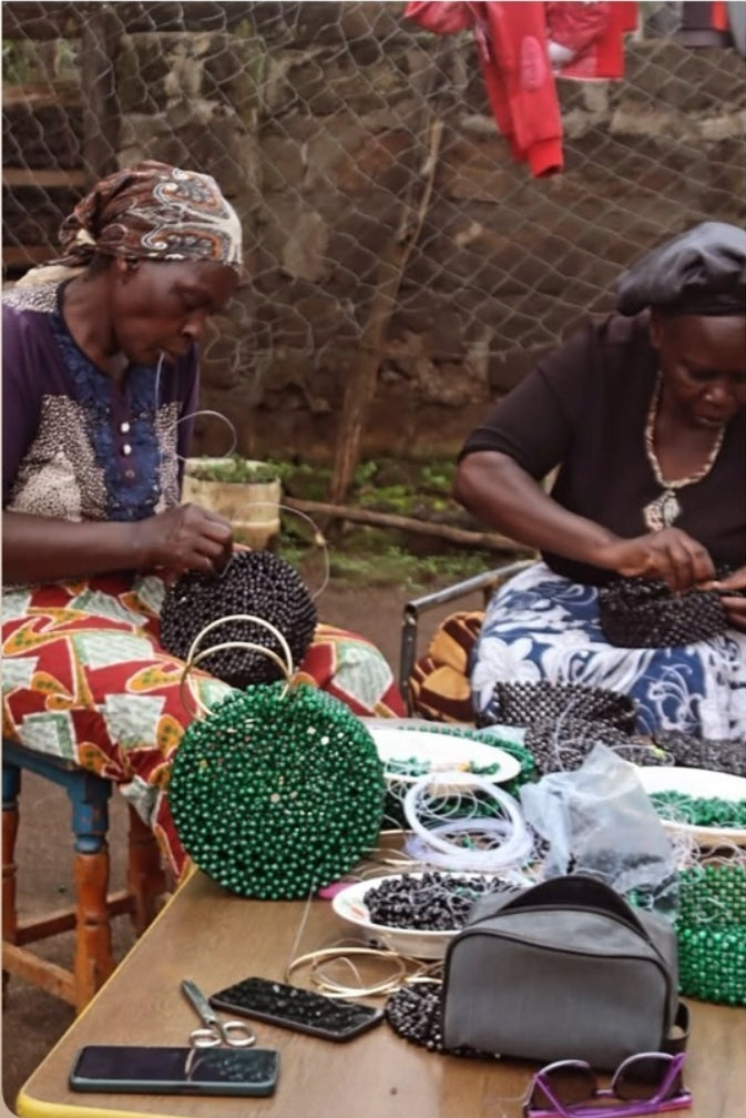 Keri Recycled Bottle Beaded Bags