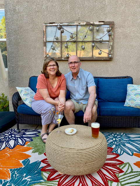 Valerie Upcycled Tire Ottoman