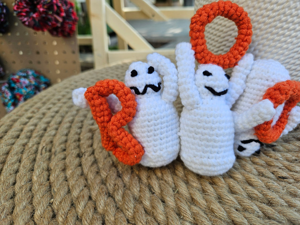 Halloween Crochet Boo Ghosts