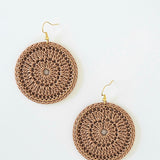 Rebecca Hoop Earrings Green