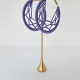 Ayca Hoop Earrings Yellow