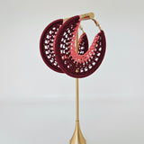 Gina Earrings Ruby