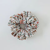 Print Scrunchie Floral Teal