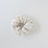 Velvet Velour Cream Scrunchie