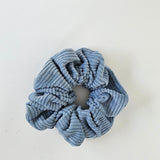 Corduroy Scrunchie Blue