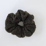 Richa Teddy Textured Soft Scrunchie Red