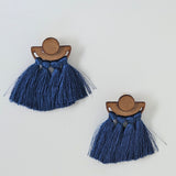 Becka Earrings Brown