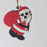 Beaded Santa Ornament
