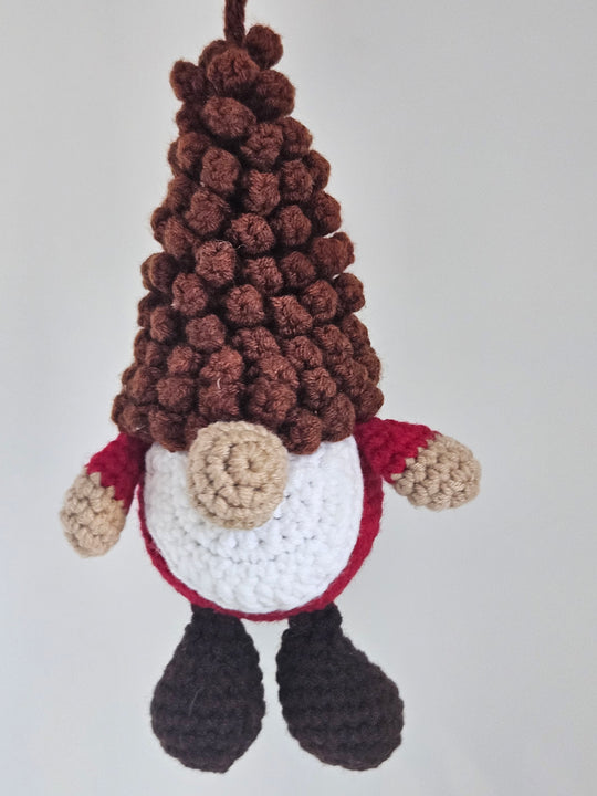 Crochet Gnome Ornament