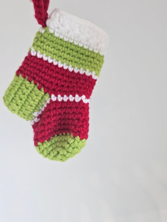 Crochet Sock Ornament