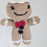 Crochet Gingerbread Man Icing Ornament