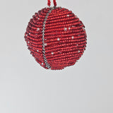 Beaded Red Ornament