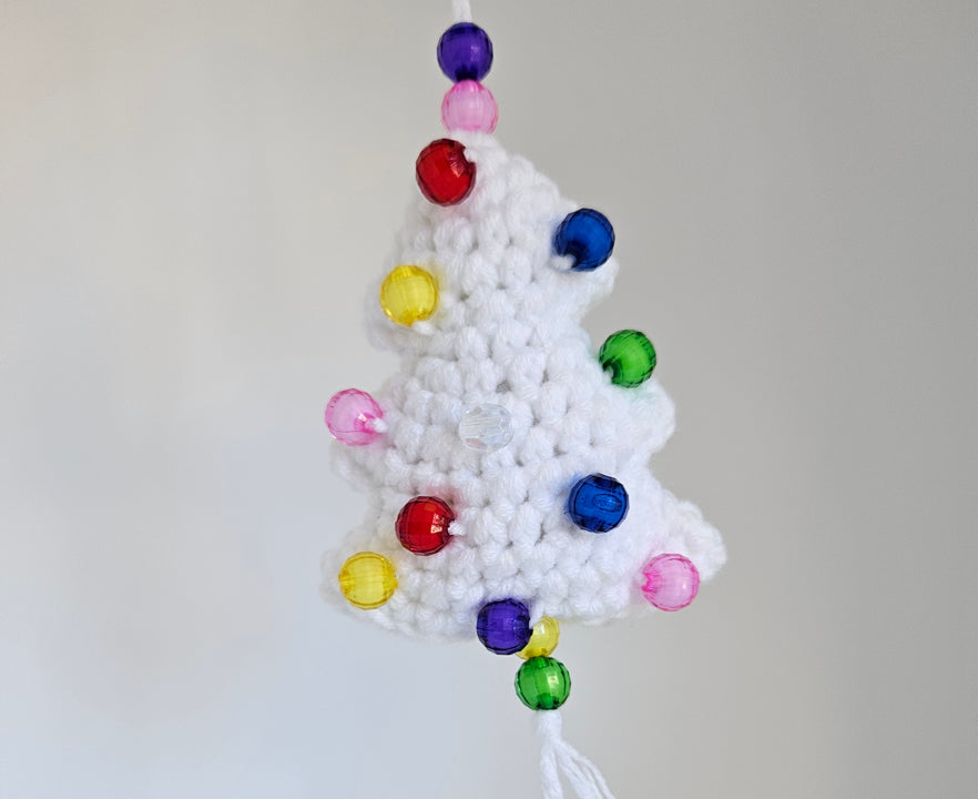 Crochet Christmas Tree with Ornaments