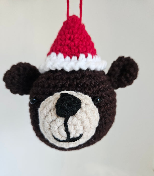 Crochet Bear Ornament