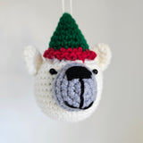 Crochet Bear Ornament