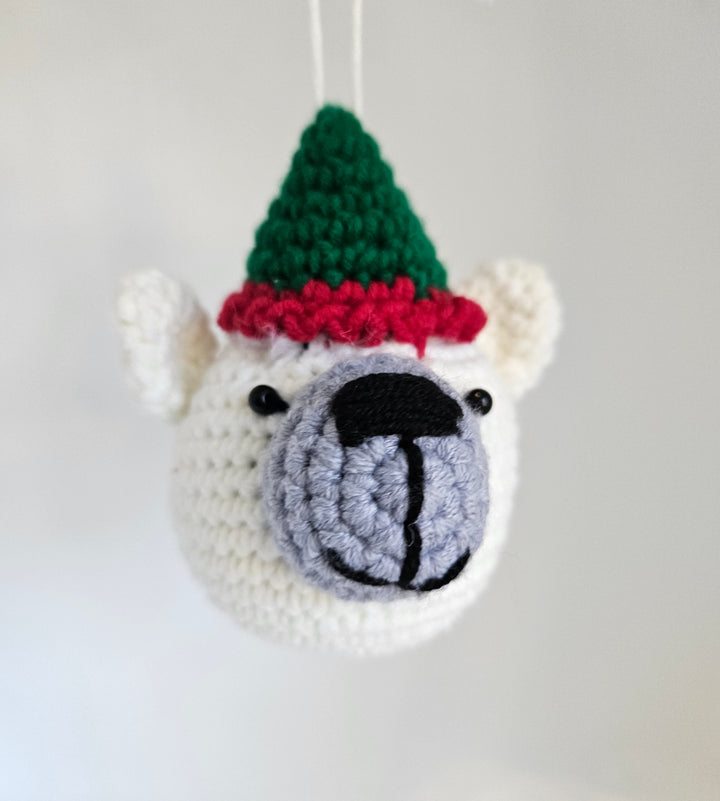 Crochet Bear Ornament