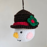 Crochet Snowman Ornament