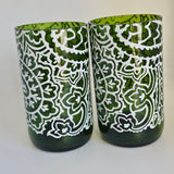 Taylor Upcycled Wine Bottle Glass Set of 2
