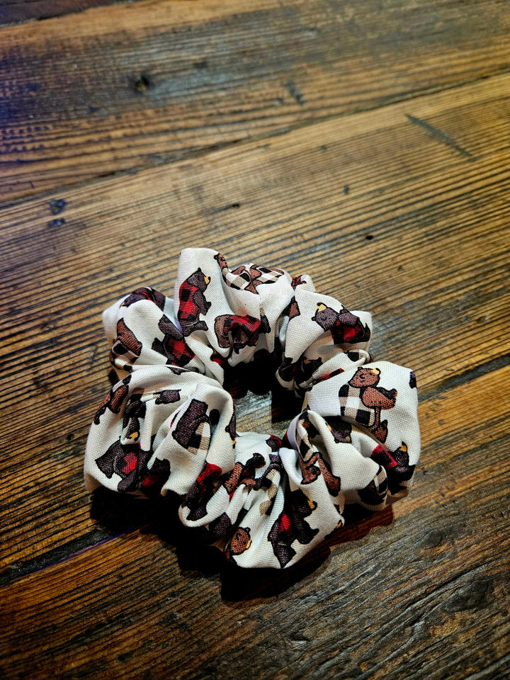 Holiday Bear Scrunchie