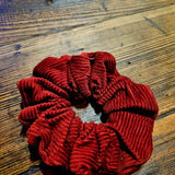 Corduroy Scrunchie Blue