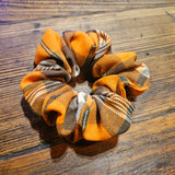 Plaid Pumpkin Scrunchie