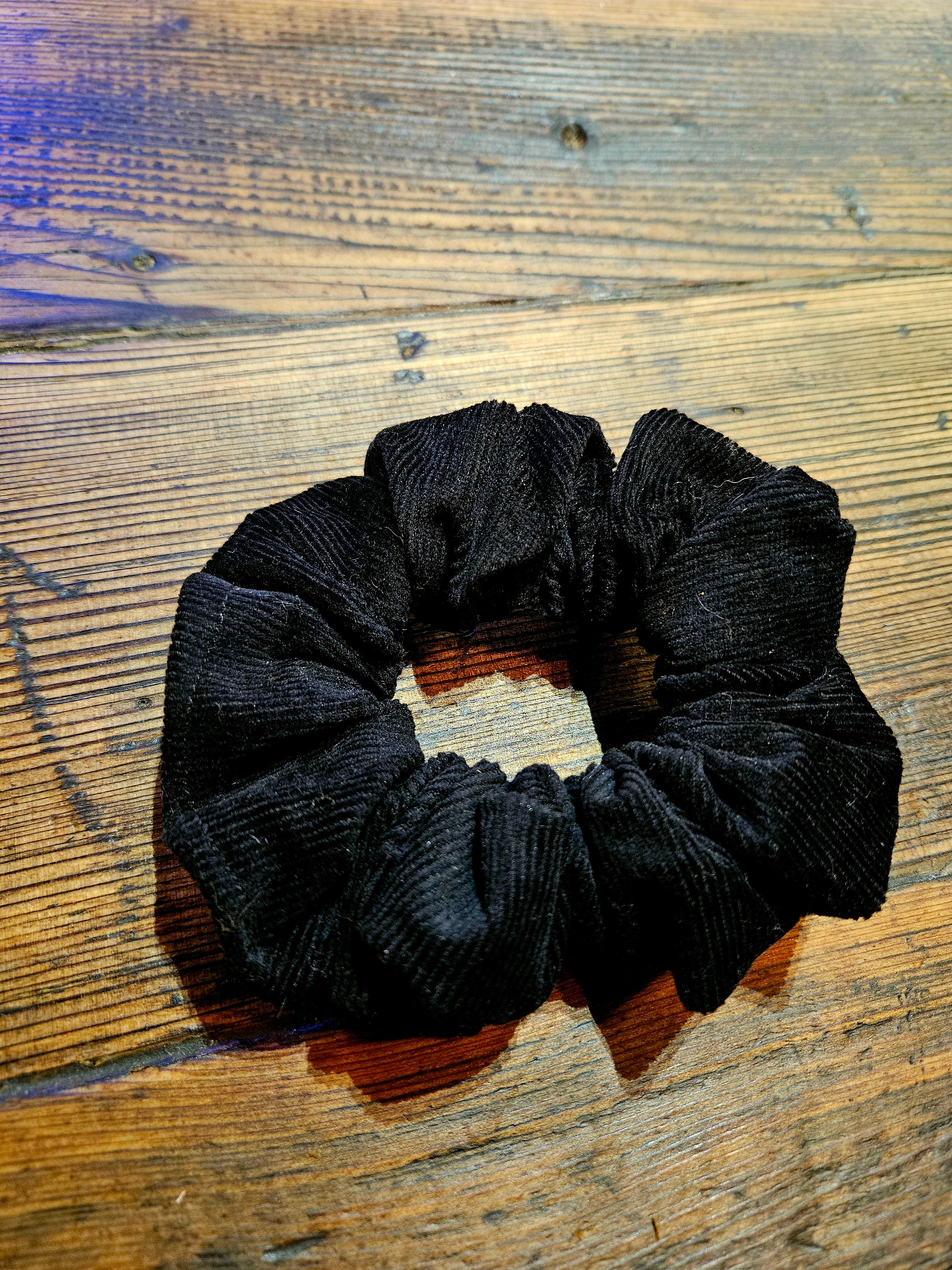 Corduroy Scrunchie Green