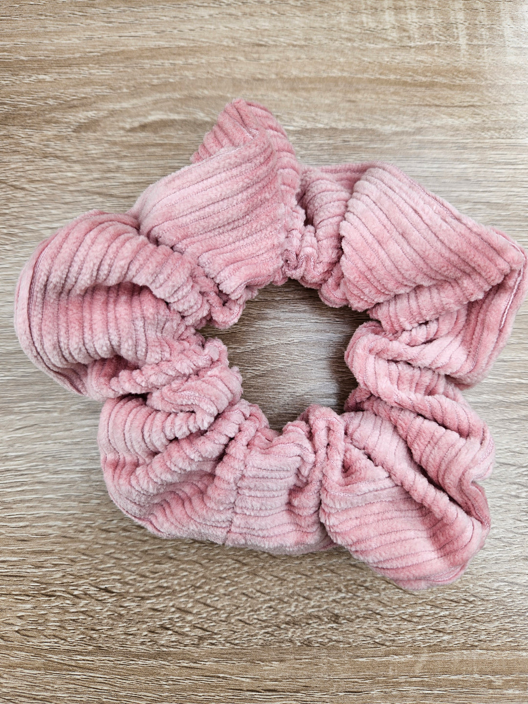 Corduroy Scrunchie Red