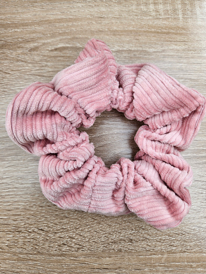 Corduroy Scrunchie Red