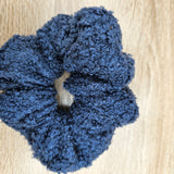 Richa Teddy Textured Soft Scrunchie Red