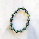 Nicole Upcycled Paper Bead Bracelet