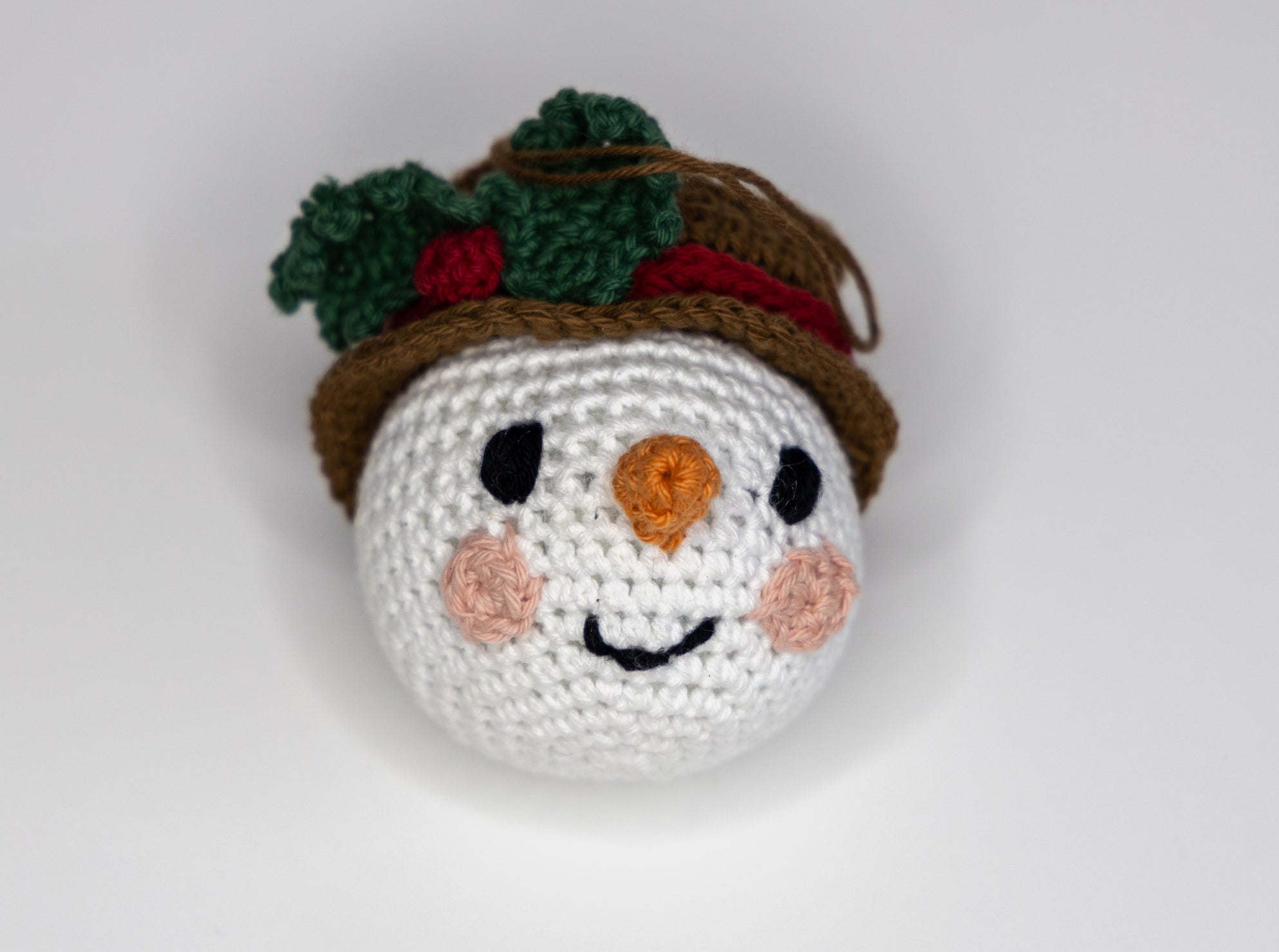 Crochet Snowman Ornament