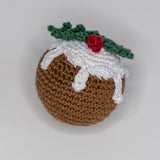 Crochet Chrismas Pudding Ornament