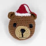 Crochet Teddy Bear Ornament
