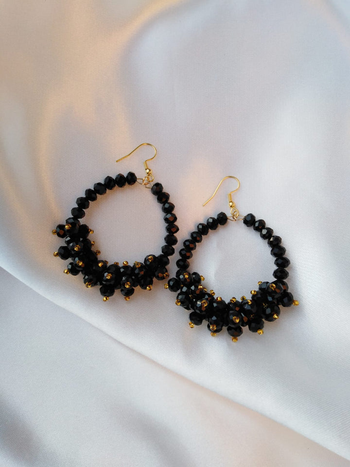 Anele Crystal Hoop Earrings