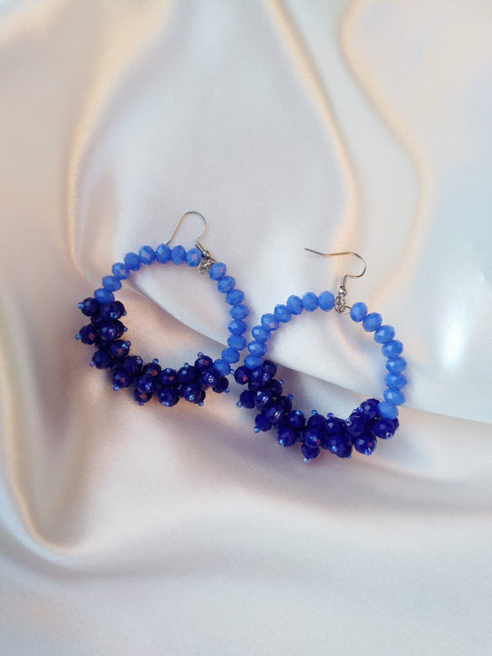 Anele Crystal Hoop Earrings