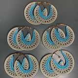 Gina Earrings Ruby