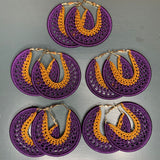 Gina Earrings Ruby