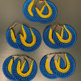 Gina Earrings Ruby