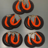 Gina Earrings Ruby