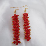 Jacquelyn Crystal Dangle Earrings