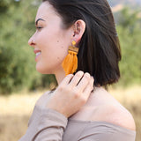 Ana Earrings Olive