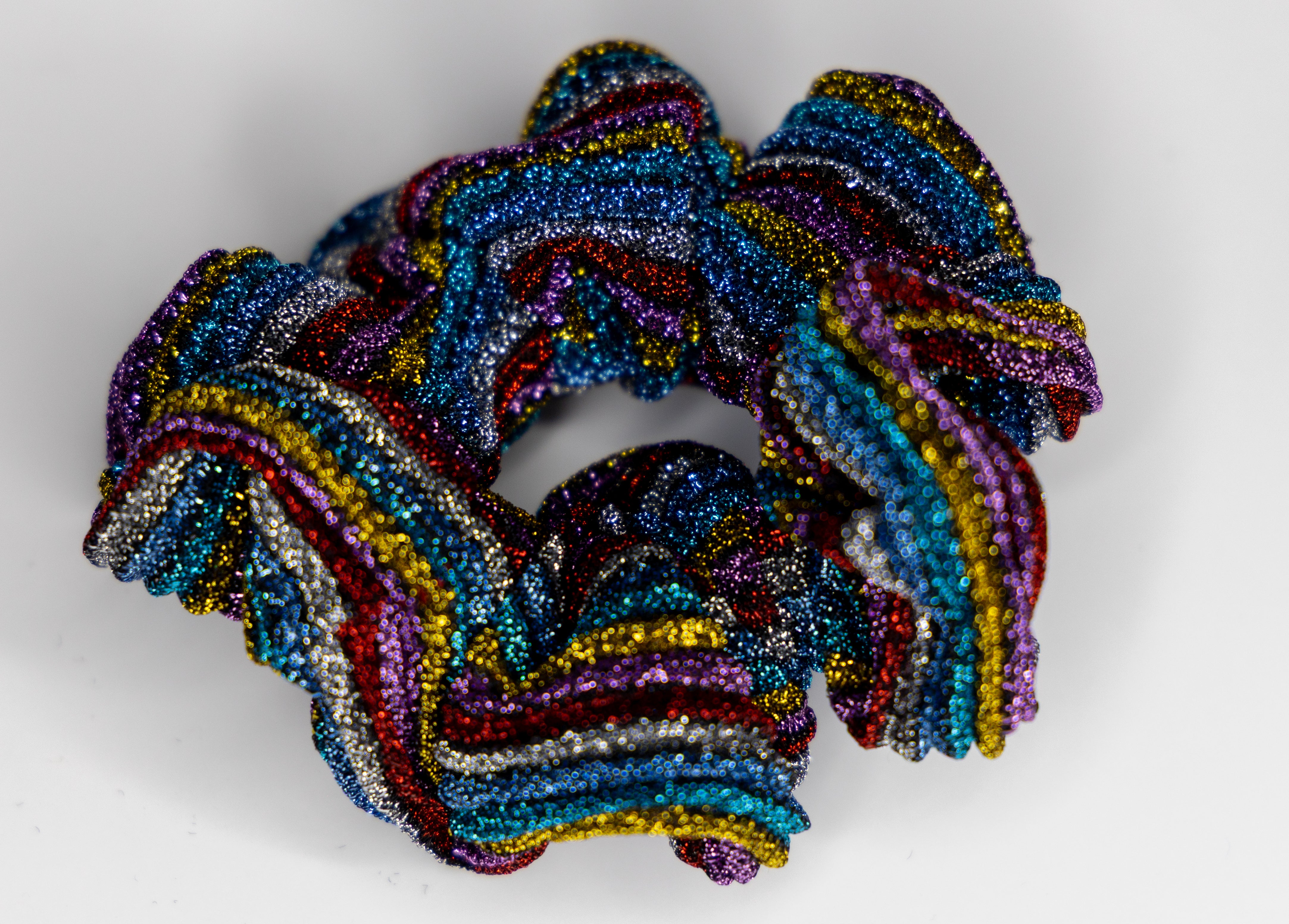 NYE Glitter scrunchie