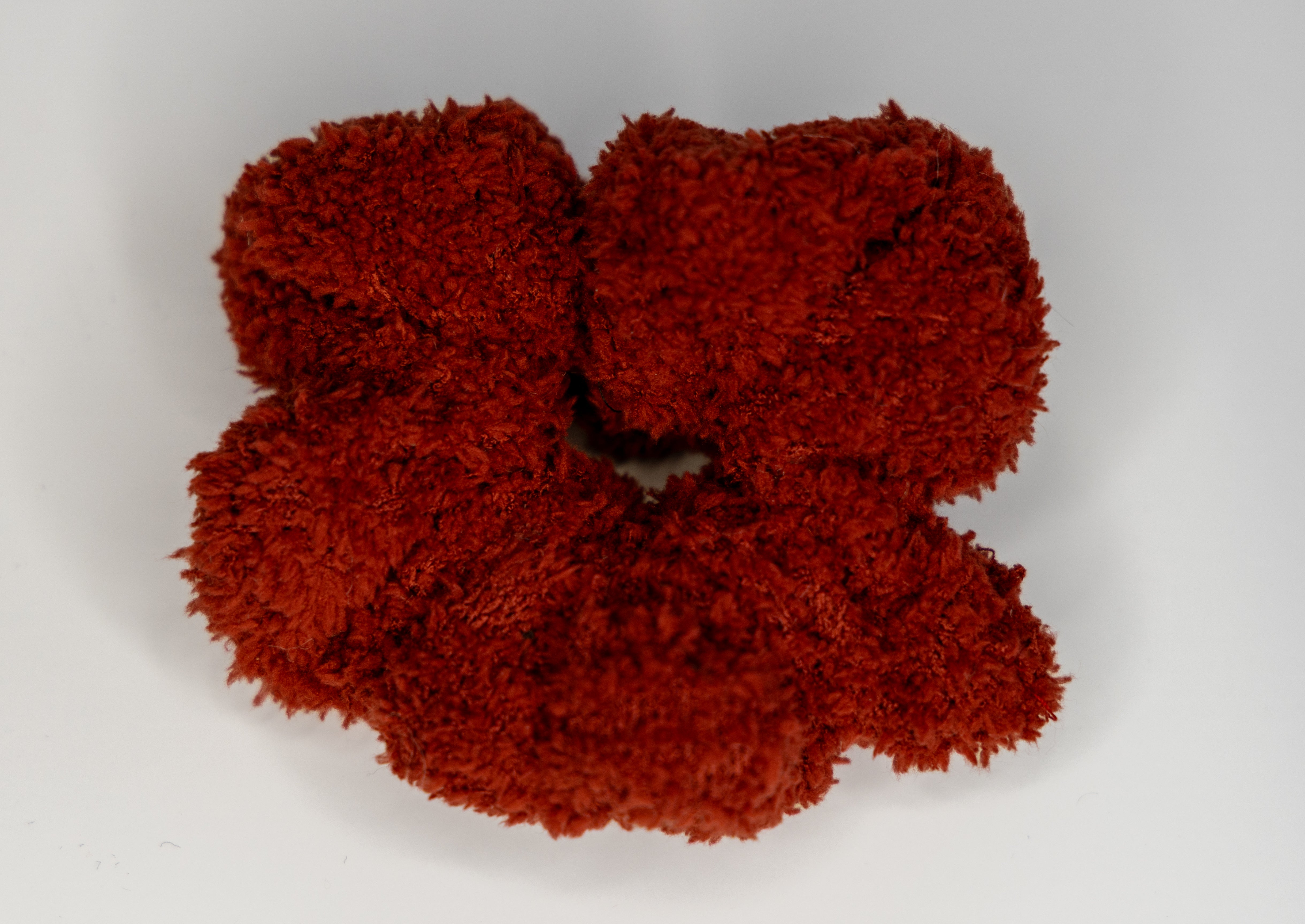 Ruby Fluffy Scrunchie