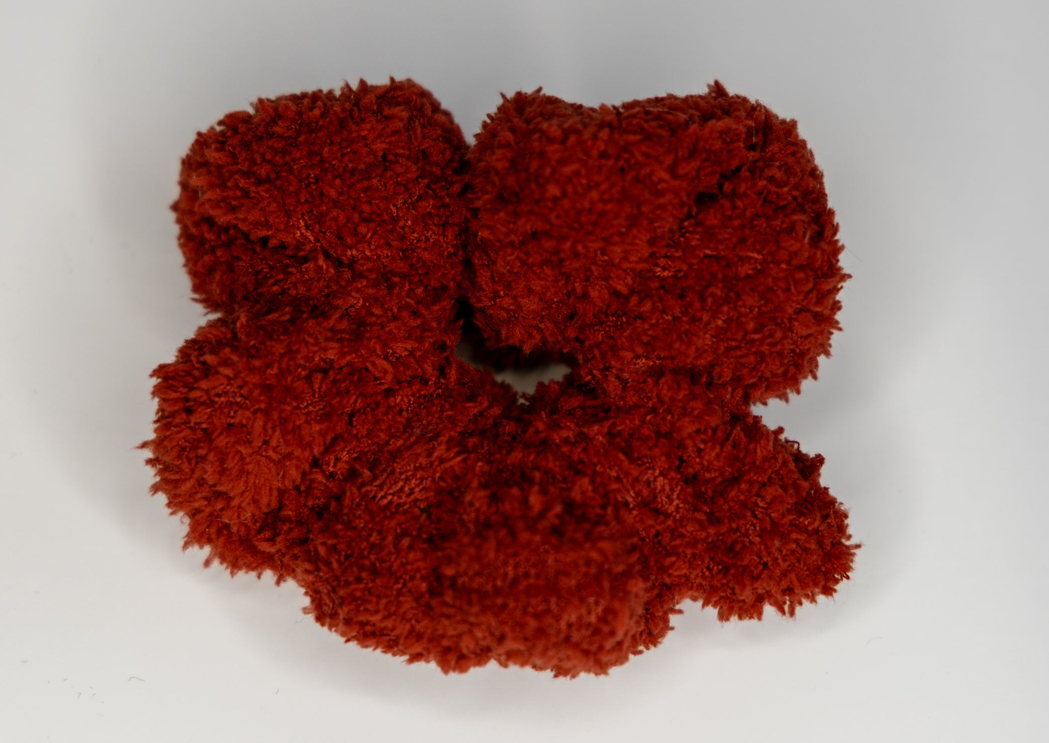 Ruby Fluffy Scrunchie